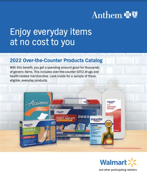 With access to your secure account, you can: Change your primary doctor. . Anthem otc benefit